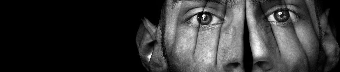 Two hands cupped togher with male face overlay