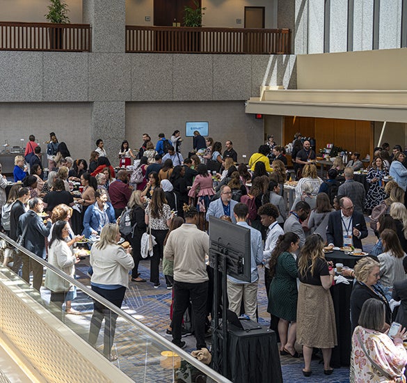 people collaborating during an event