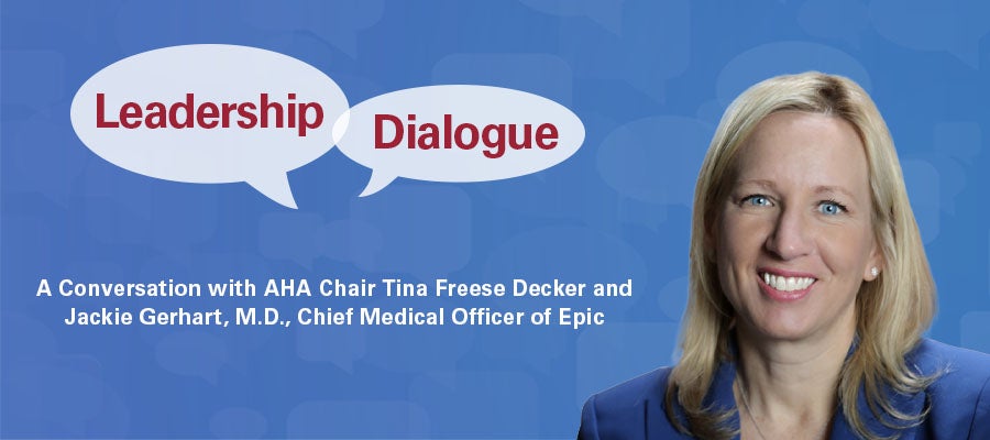 Featured Image Chair File: Leadership Dialogue: Tina Freese Decker, Jackie Gerhard,  M.D. 900x400 9-29-2025