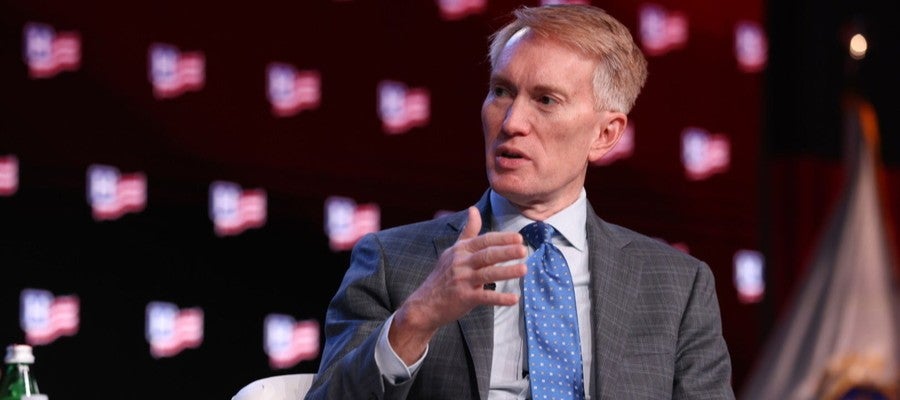 Sen. James Lankford speaks at the 2026 AHA Annual Membership Meeting.