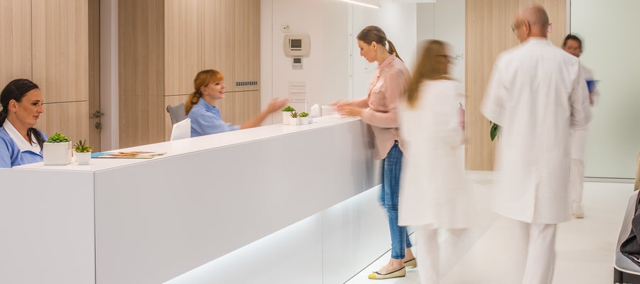 Hospital lobby