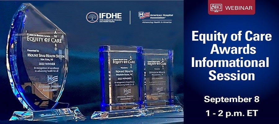 IFDHE Equity of Care Awards Webinar 900x400
