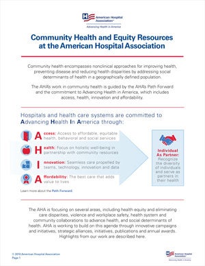 AHA community health initiatives